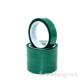 Silicone Pet non adhésive Green Polyester Ruban